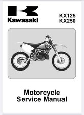 2003-2008 KAWASAKI KX125 WORKSHOP MANUAL