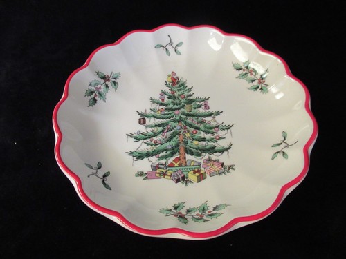 Plate spode christmas tree - plate,