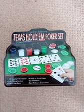 Texas Hold'em Poker Set In Tin