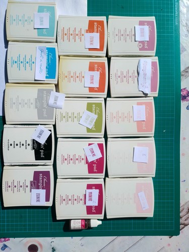 Stampin ink pad - up,