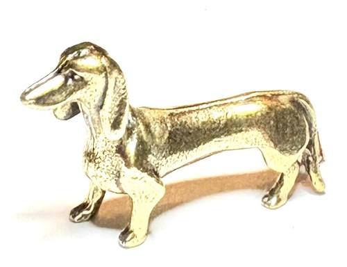 Miniature bronze dachshund - bronze, dog