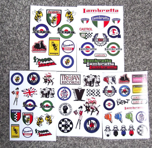 Sheets vespa lambretta ska - 5,