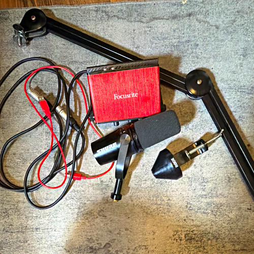 Shure mv7 microphone - mv7, setup