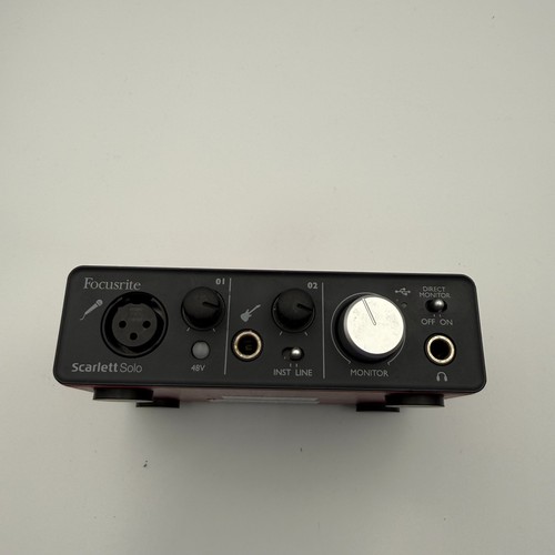 Focusrite scarlett solo - focusrite,
