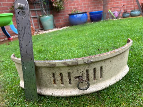 Vintage fire place front - fire, ash