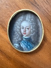 Miniature Oil portrait on