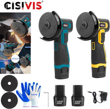 Mini cordless angle grinder polishing and cutting machine+ 12V 2 battery charger