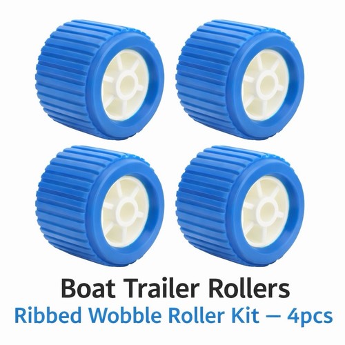 Boat trailer rollers ribbed - trailer,