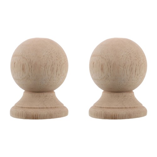 Wooden finials 2pcs durable - finials,