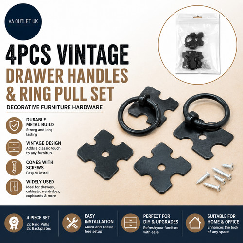 Pieces drawer handles ring - handles,