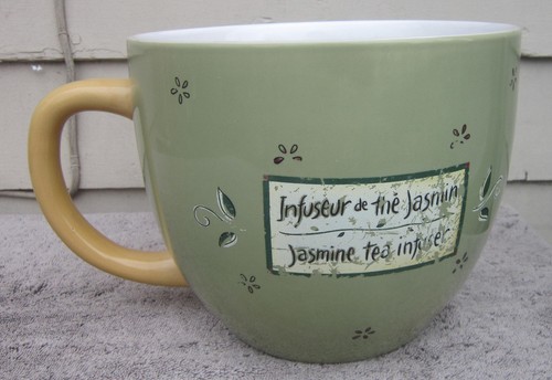 Giant quart ceramic teacup - ceramic,