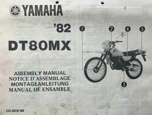 Yamaha dt80mx 1982 genuine - yamaha,