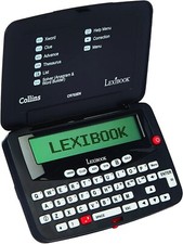 LEXIBOOK Collins Bradfords Electronic CROSSWORD Solver Spellcheck Games, CR753EN