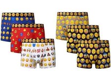 Mens Boxer Shorts Cotton Emoji