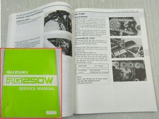Suzuki RG250W Service Manual Reparaturanleitung in englisch edition 1983-1984