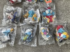 McDonald’s The Smurfs Soft Hard Toys Figures Happy Meal MIPS New X 10 Job Lot