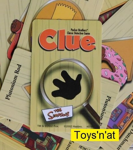 Replacement clue game card - replacement,