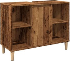 Rustic Old Wood Bathroom Sink