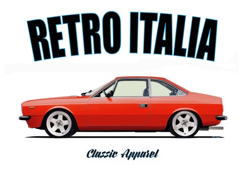 Lancia beta coupe shirt - beta,