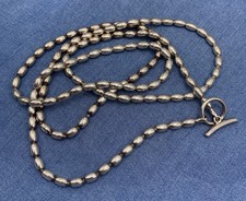 Links of London Rice Beads necklace sterling silver chain immaculate condition