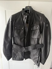 BELSTAFF LEGACY TRIALMASTER PANTHER JACKET BLACK  SIZE  XS 