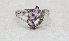 Vintage Marquis Amethyst and