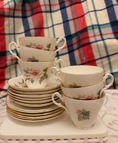 Porcelain floral tea cup - floral, &