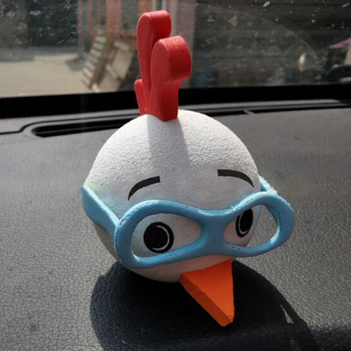 1pc cute glasses chicken - 1pc, car