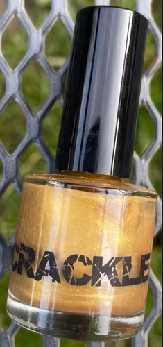 New 11ml gold crackle nail