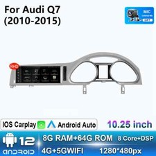 For Audi Q7 4L 2005-2015 MMI Carplay Android Radio Car Player GPS Navi Screen 4G