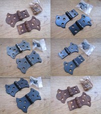 Rustic cabinet cupboard butt hinges small decorative hinges vintage old English