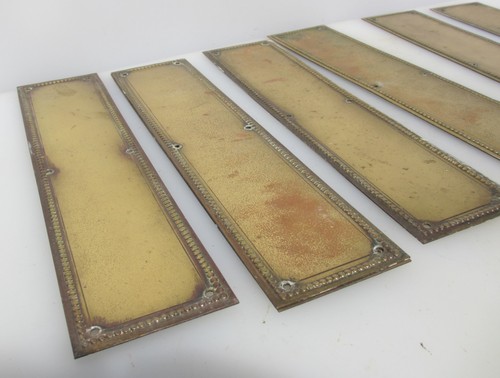 Antique brass finger - antique, plate