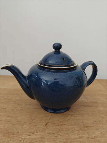 Denby boston blue teapot with - teapot,