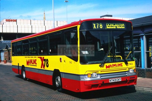 35mm slide mainline volvo b10m - mainline,
