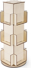 Whchiy Rotating Display Stand Greeting Card Display Stand Wooden Display Stands 