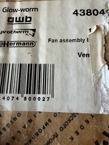Glowworm 438046 fan assembly - 438046,