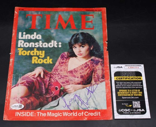 Linda ronstadt signed 1977 - signed,