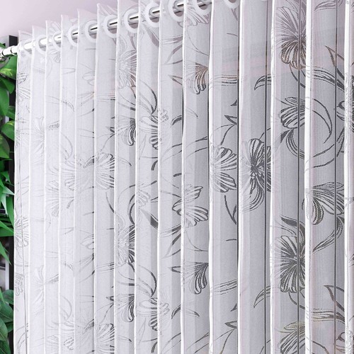 Jardiniere net curtain white