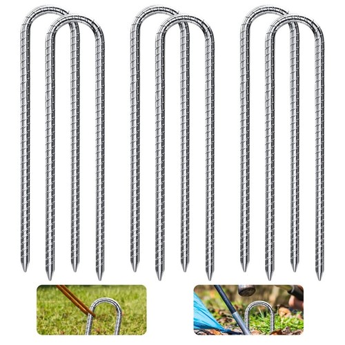 6pcs 12in shape galvanized - 12in,