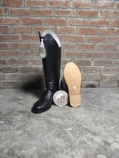 18th Century Wellington Hessian Military Boot. Silver Trim With Silver Tassels