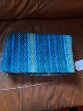 BNWT'S BEAUTIFUL SEASALT MORNING CLIFF SNOOD SCARF SWIRLING LAKE MIX TEAL MOHAIR