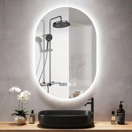 Oval bathroom led - led, wall