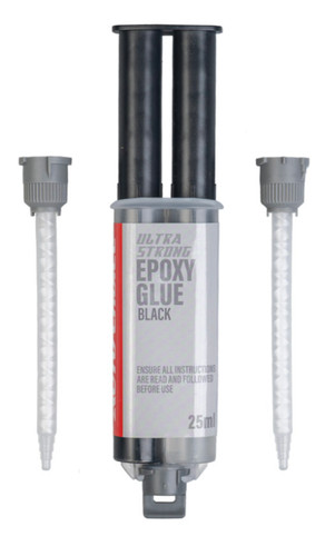 Black ultra strong epoxy glue - strong,