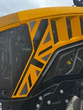 JCB Fastrac 4220 - Union Jack - Bonnet Decals- Black and Grey - 4160,4190,4220