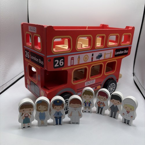 Jaques london bus wooden toy - jaques,