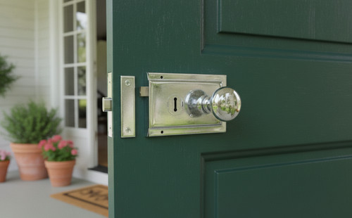 Rim door lock - rim, knob