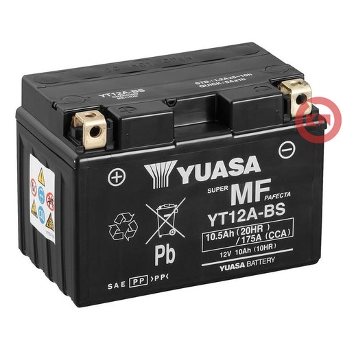 Yuasa yt12a 10ah sealed - yt12a-bs,
