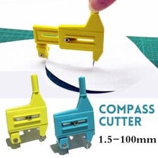 Adjustable Compass Circle Cutter Paper Cardboard Craft Cutting Tool 1.5-100mm