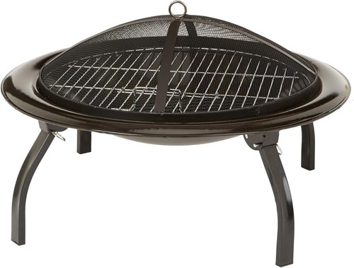 Bbq fire pit folding inch - pit, 26