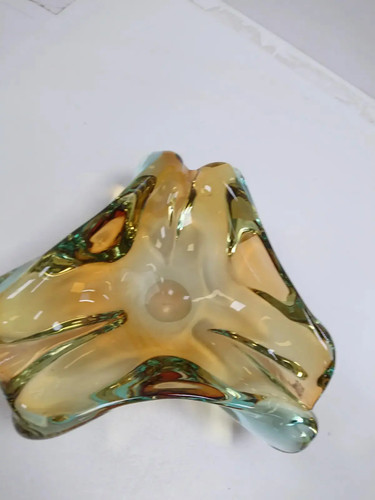 Vintage murano style amber - vintage,